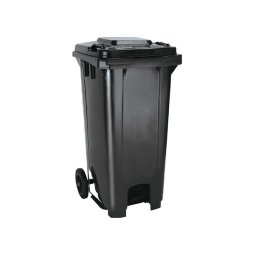 Max D120BP Popelnice 120 L černá s pedálem