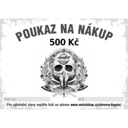 poukaz dárkový elektronický na 500 Kč