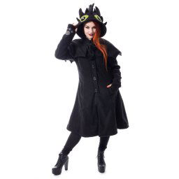 kabát dámský CUPCAKE CULT - FURY - BLACK - POI627