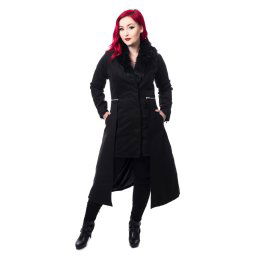 kabát dámský POIZEN INDUSTRIES - ADERYN COAT - BLACK - POI940