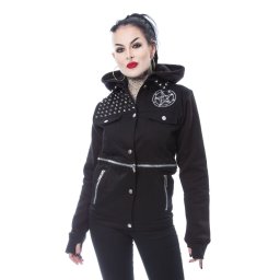 bunda dámská HEARTLESS - ROWENA - BLACK - POI945