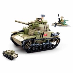 Sluban stavebnice 2v1 ITALSKÝ TANK střední