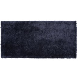 Teppich Blau 80 x 150 cm Shaggy in quadratischer Form Getuftet Klassisch