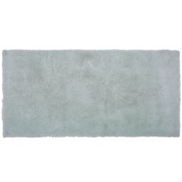 Teppich Hellgrün 80 x 150 cm Shaggy mit Kuschelfaktor Getuftet in rechteckiger Form Klassisch