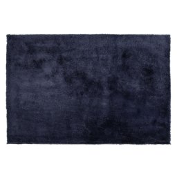 Teppich Blau 140 x 200 cm Shaggy in rechteckiger Form Getuftet Klassisch