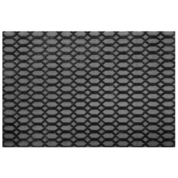 Teppich Dunkelgrau Schwarz Viskose Baumwolle 160 x 230 cm Kurzflor Modern Gemustert Handgewebt Rechteckig