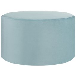 Pouf Mintgrün Samtstoff Rund Modern/Elegant