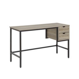 Schreibtisch Braun 120 x 48 cm 2 Schubladen Industrieller Stil