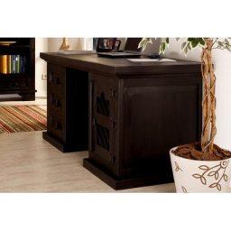 Kolonialstil Schreibtisch 156x70cm Pinie kolonial