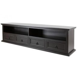 Großes TV Lowboard - TV-Tisch - Kolonialstil - kolonialfarben - 200 cm - Massivholz
