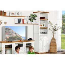 Bücherschrank, Regal, Schrank MEXICO Shabby Chic Landhausstil