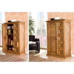 Mexikanischer Schrank Hacienda, Pinie massiv