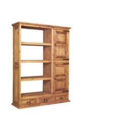 Mexico Möbel: Bücherregal Bücherschrank, Pinie