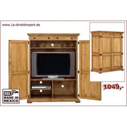 TV-Schrank Phonoschrank Mexico Hacienda, Pinie