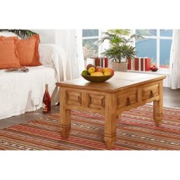 Couchtisch Wohnzimmertisch MEXICO, Landhausstil aus Mexiko, Pinie Massivholz Möbel