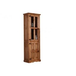 Mexico Vitrine links, Pinie, original aus Mexiko