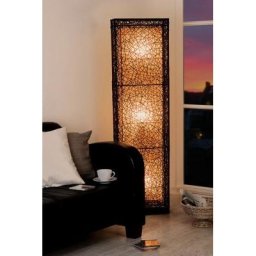 XXL Stehlampe Stehleuchte Lampe Raumteiler, Rattan