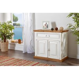 Kommode, kleiner Schrank Shabby Chic Landhausstil, weiß
