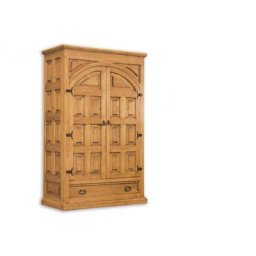 Mexico Kleiderschrank Dielenschrank, Pinie massiv