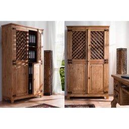 Mexico Aktenschrank, Pinie massiv