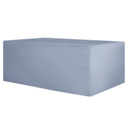 Regenschutz für Gartenmöbel Grau 275 x 230 x 70 cm aus Polyester mit PVC Beschichtung Rechteckige Folie Modern