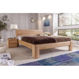Doppelbett 200x200 cm Kernbuche massiv Verona