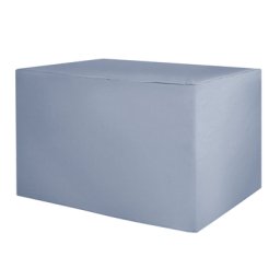 Regenschutz für Gartenmöbel Grau 210 x 150 x 90 cm aus Polyester mit PVC Beschichtung Rechteckige Folie Modern
