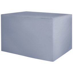 Regenschutz für Gartenmöbel Weiß 200 x 185 x 75 cm aus Polyester mit PVC Beschichtung Rechteckig Modern