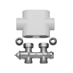 Kermi Ventilhahnblock-Set, ZV00400001,