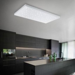 TRIO Titus LED Deckenleuchte mit Dimmer und Fernbedienung, 676611031,