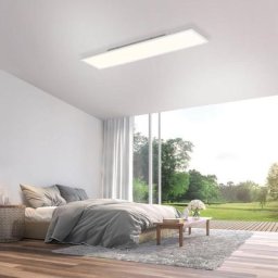 Paul Neuhaus Q-Flag CCT LED Deckenleuchte mit Dimmer, rechteckig, 8098-16,