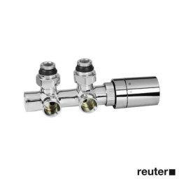 HSK Anschluss-Set inkl. Design-Thermostatkopf, 890829,