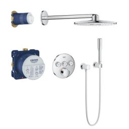 Grohe SmartControl Duschsystem mit Mischer & Rainshower 310 SmartActive Kopfbrause, 34709000,