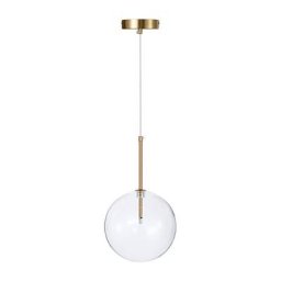 Pendelleuchte HELIOTROPE - Pendelleuchte, Glas & Messing, längenverstellbar, Ø20