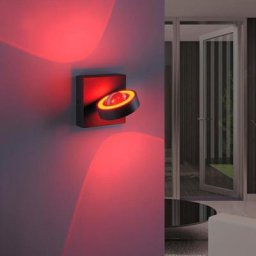 Paul Neuhaus Q-Mia RGBW LED Spot/Wandleuchte mit Dimmer und CCT, 9185-13,
