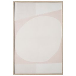 Wandbild Beige Rosa Papierdruck 63 x 93 cm Passepartout Abstrakt Wohnzimmer Büro Eingangsbereich