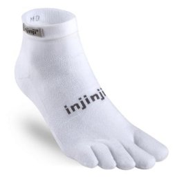 Injinji Herren Run Mini-Crew Socks weiß