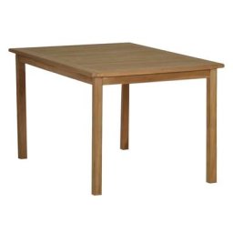 MiaMöbel Teak Esstisch 150x90cm Massivholz Teak Modern