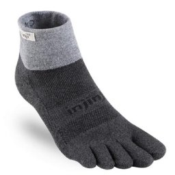 Injinji Herren Trail Midweight Mini-Crew Socks grau
