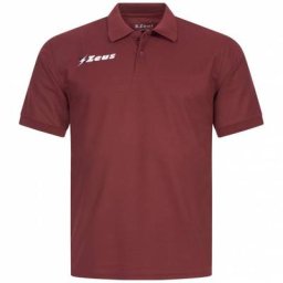Zeus Basic Herren Poloshirt dunkelrot