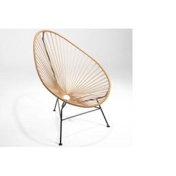 Original Acapulco Chair - karamell hellbraun, Designer Sessel für Outdoor und Indoor