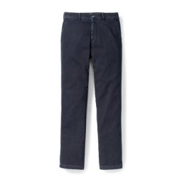 Walbusch Herren Jogger Jeans Chino Modern Fit einfarbig Dark Blue