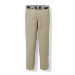 Walbusch Herren Bügelfrei-Chinos Regular Fit Beige einfarbig elastisch flexibler Bund