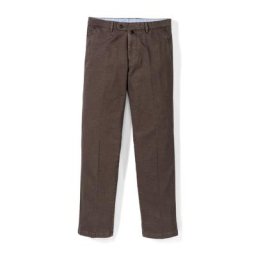Walbusch Herren Bügelfrei-Chino-Hose Regular Fit Schwarz gemustert flexibler Bund