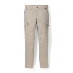 Walbusch Herren Cargo Regular Fit Beige einfarbig flexibler Bund