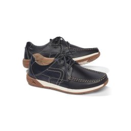 Walbusch Herren Active Air Bootsschuh einfarbig Schwarz