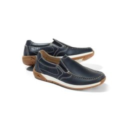Walbusch Herren Active Air Slipper einfarbig Dunkelblau