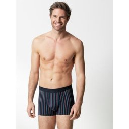 Walbusch Herren kurze Hose Blau gestreift