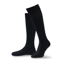 Walbusch Herren Pima Cotton Aktivstrumpf 2er Pack einfarbig Schwarz