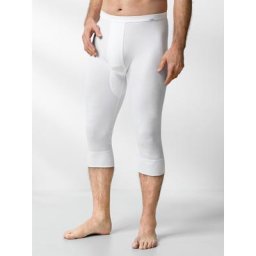 Walbusch Herren Knie-Hose Weiß einfarbig